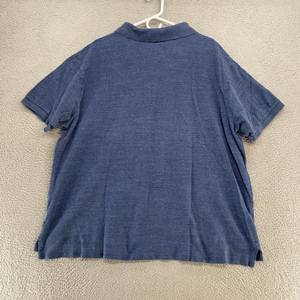 Polo Ralph Lauren Polo Shirt Mens 2XB Blue Cotton Pullover Short Sleeve 2X Big